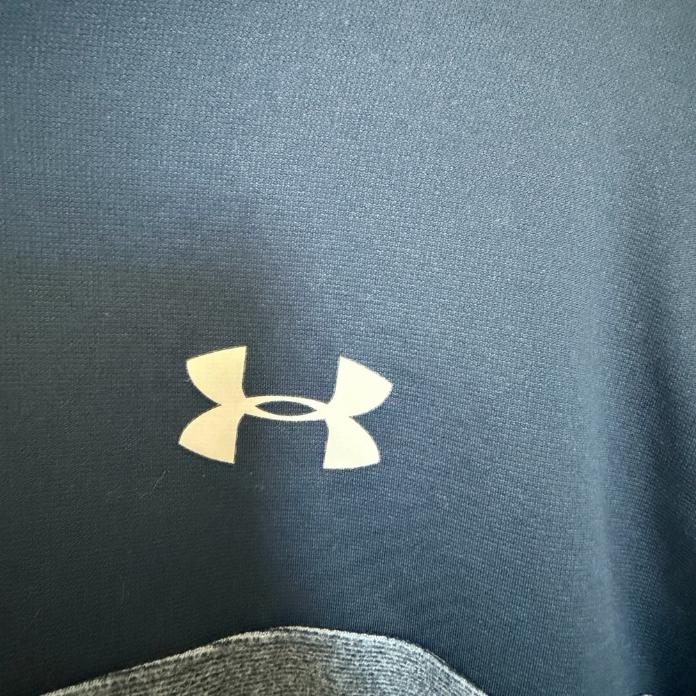 Under Armour Mens XXL Half Zip Pullover Blue Athletic Golf Running Sweatshir - Picture 5 of 8
